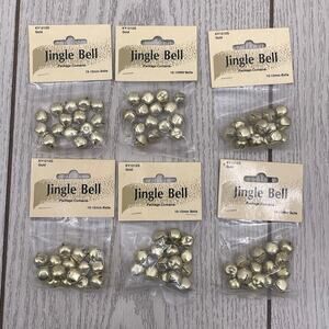 Lot of 90 Gold Metal Jingle Bells 12mm Item #KY1212G Wangs International NEW
